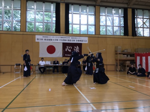 女子個人選、関泉杯のひとコマ