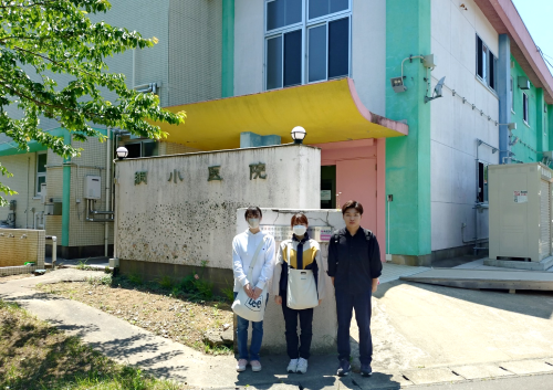 網小医院前で撮影