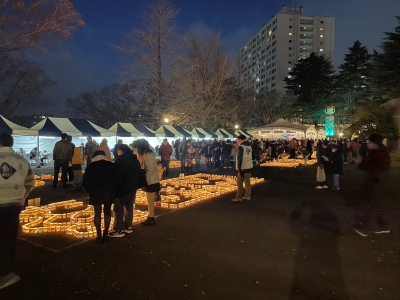 たくさんの市民が会場を訪れました
