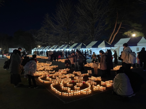 たくさんの市民が会場を訪れました