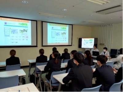 がん登録の説明の様子
