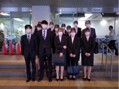 研修を終えた2年生のみなさん
