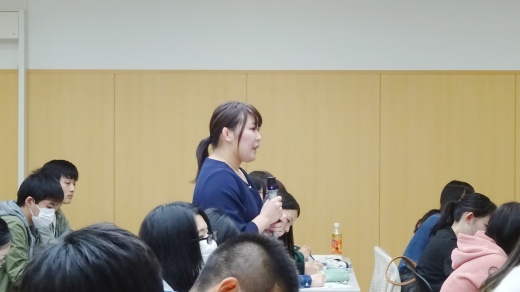 質問の様子