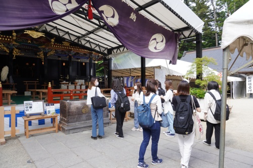 ゼミで大崎八幡宮参り