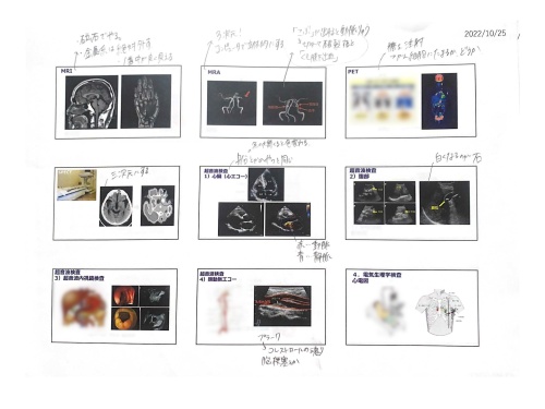 学生が書き込みを入れた教材の資料