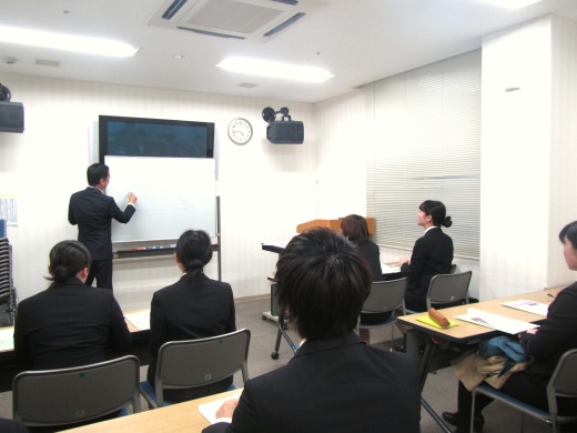 松田病院での研修の様子