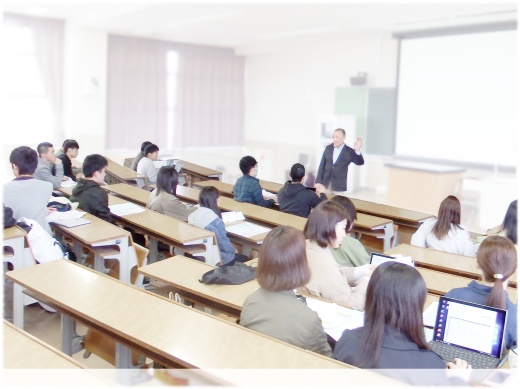 舩渡学科長の、新入生への言葉