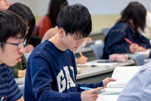 授業受講中
