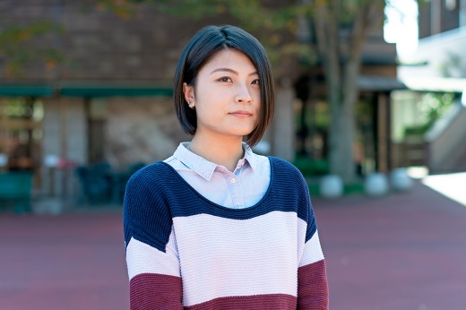 医療経営管理学科3年　渡辺友姫さん(2019年3月時点)