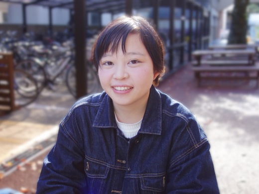 医療経営管理学科3年　高橋千歳さん(2019年3月時点)