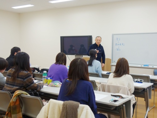 舩渡学科長による補講の様子