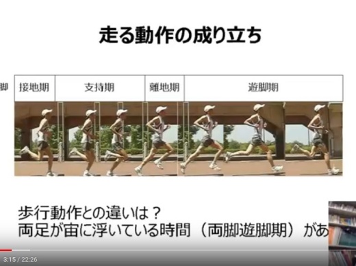 走る動作の成り立ち