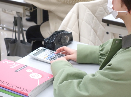 講義開始前の学生の様子