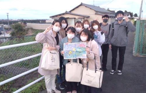 大学周辺の地形観察