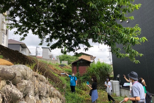 広瀬川が流れていた証拠を示す堆積物