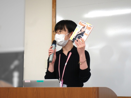 キャリアセンタースタッフによるガイダンスの様子