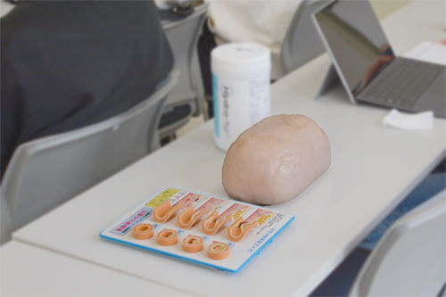 動画に出てきた脂肪のサンプル