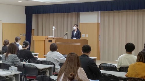 宮城県内の医療機関で実際に働く講師の方の講義