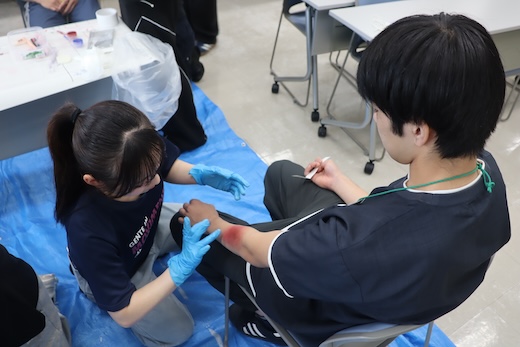 ムラージュも学生が担当しました