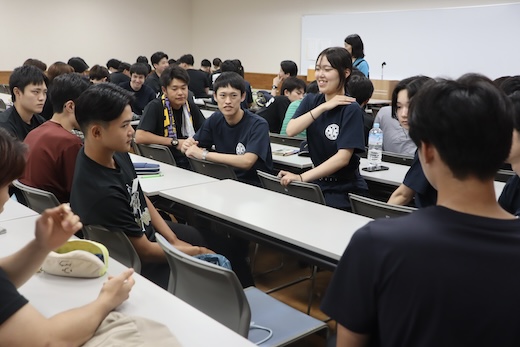 4学年合同のグループワークを実施