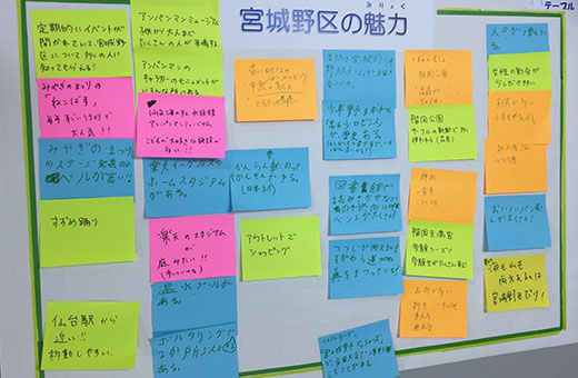 学生たちの発想力が未来のまちを魅力あるものに創り上げていく