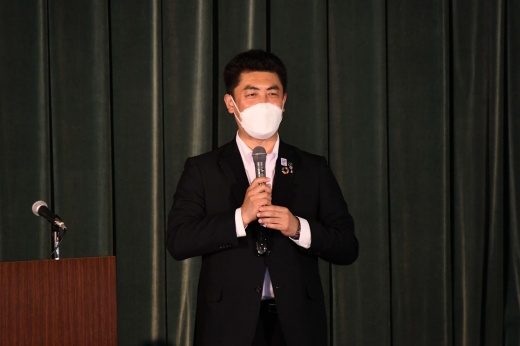 白石市の取り組みを熱弁する山田市長