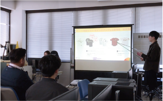 2024年12月 軟式野球部へのプレゼンテーション