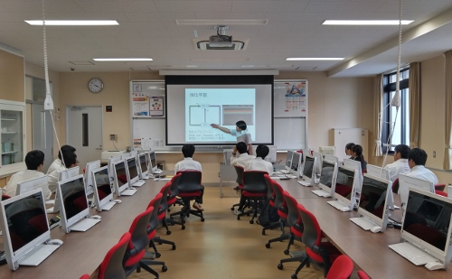 訪問授業の様子