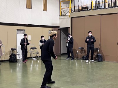 動き方についての実技指導