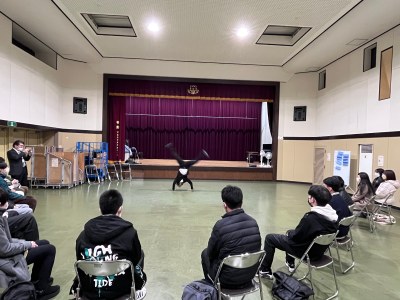 アクションシーンの実演