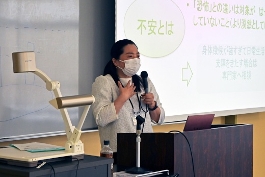 光永准教授による講義の様子