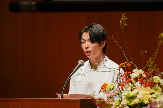 学生代表挨拶