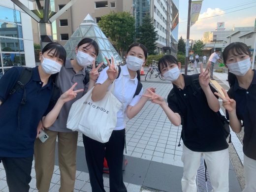 地域母子保健に関する実習も頑張りました