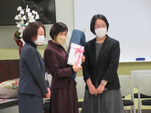 老年看護学領域の教員とともに