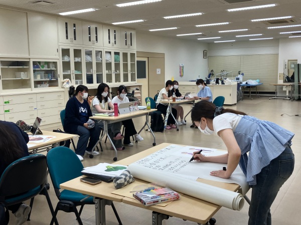 健康教育準備の様子①