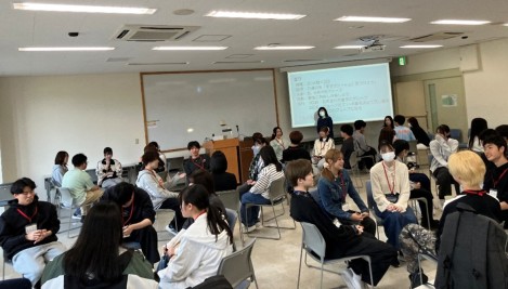 【作業療法学専攻】 リエゾンゼミⅠ|コミュニケーションゲームを通して交流を深めました