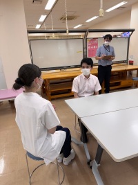 【作業療法学専攻】実習本番へ一歩前進！3年生が実技試験に取り組みました