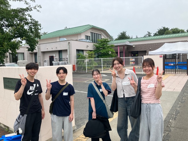 保育園演習を終えた作業療法学専攻の2年生