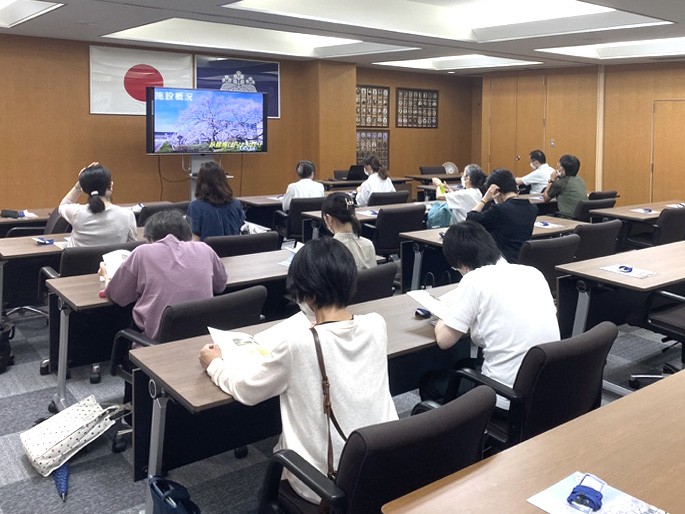 講話の様子