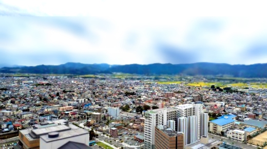 山形市の眺望
