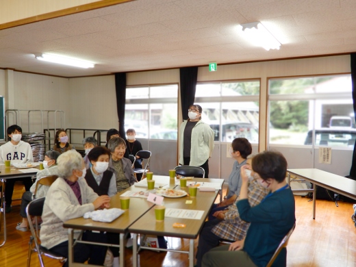 門馬カフェの様子