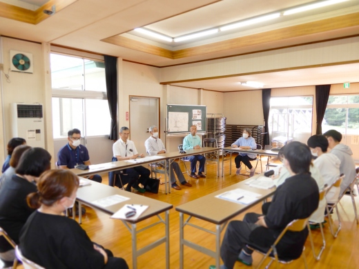 「門馬地域送迎チーム」の方々との懇談会