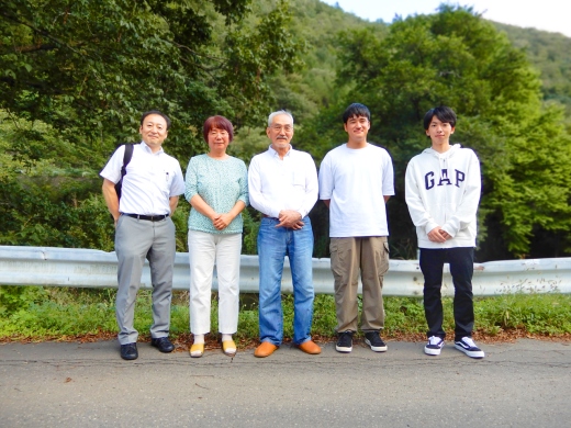 訪問にご協力いただいた嵯峨さんご夫妻と 