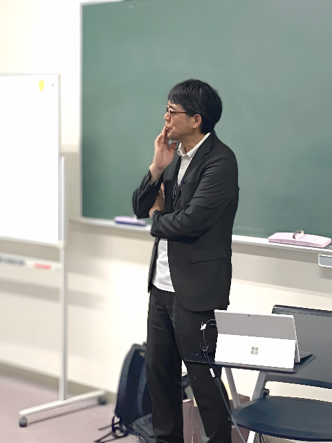 休憩中も小野寺社会復帰調整官と交流を行いました