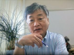オンラインインタビューに参加の三浦剛 教授