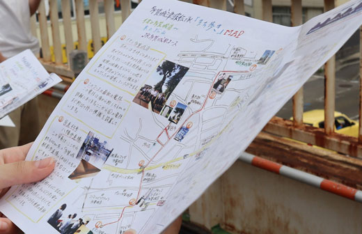多賀城高校独自のまち歩きMAP