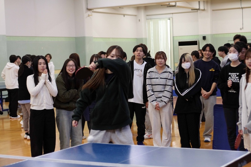 リエゾンゼミⅠで卓球大会を開催しました