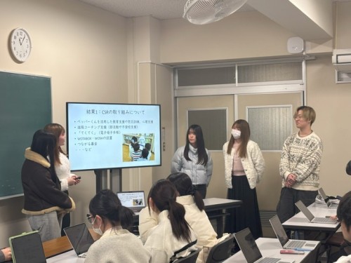 【学び】CSRインタビュー調査の発表会を実施 / リエゾンゼミⅠ41組