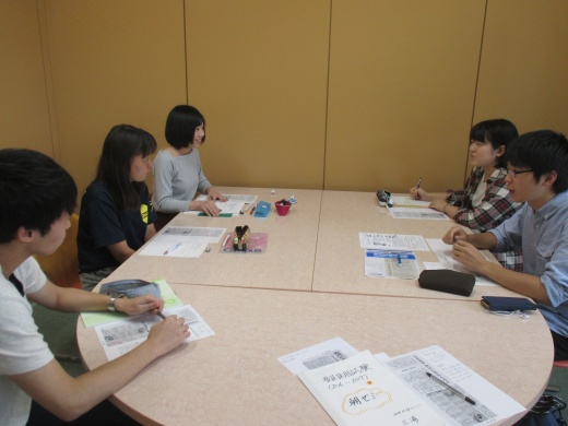 自由な雰囲気のなかで討論