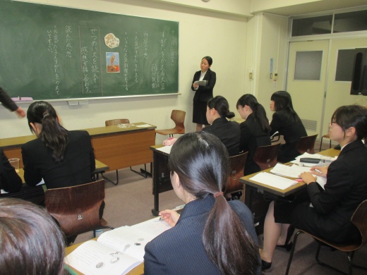 国語の授業の様子